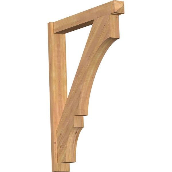 Ekena Millwork Balboa Arts & Crafts Smooth Outlooker, Western Red Cedar, 5 1/2"W x 34"D x 46"H OUT06X34X46BOA03SWR - main
